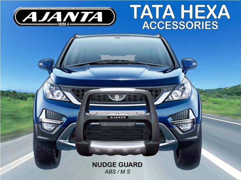 HEXA ACCESSORIES KIT-HEXA NUDGE GUARD-ABS FRONT GUARD FOR TATA HEXA-AJANTA GUARD