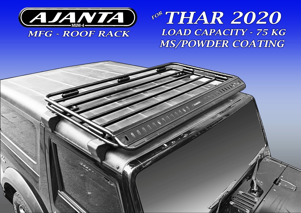 thar-accessories-roof-rack-luggage-carrier-manufacture-ajanta-india.